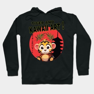 Kawaii Cute Kitten Tiger Hoodie